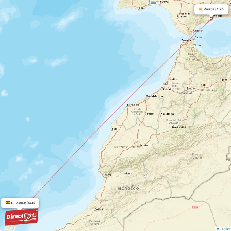 Direct Flights From Malaga To Lanzarote AGP To ACE Non Stop