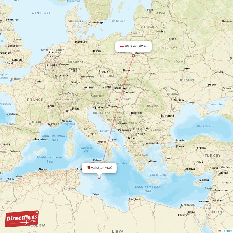 Direct Flights From Malta To Warsaw Mla To Waw Non Stop