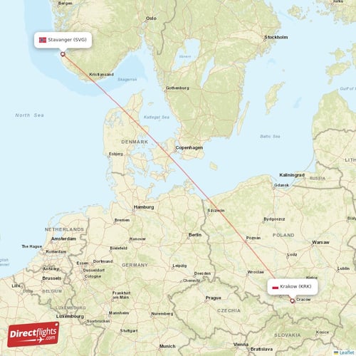 Direct Flights From Krakow To Trondheim Krk To Trd Non Stop