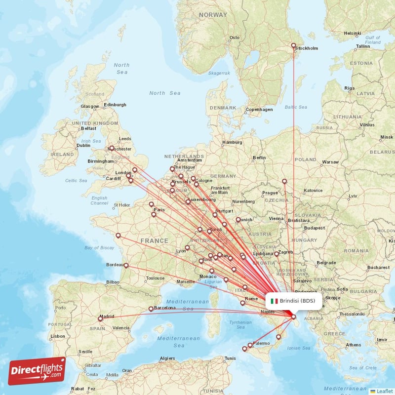 Direct Flights To Brindisi Bds Italy Directflights