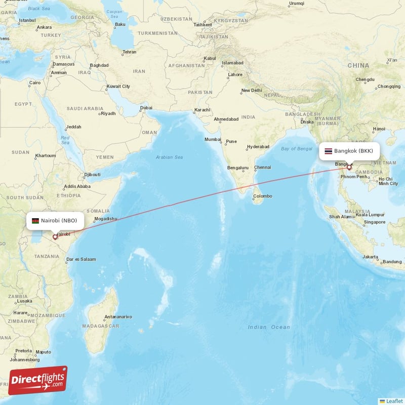 Direct Flights From Bangkok To Nairobi Bkk To Nbo Non Stop