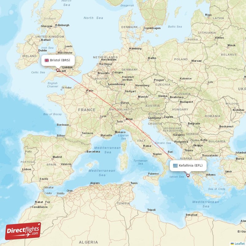 Direct Flights From Bristol To Kefallinia Brs To Efl Non Stop