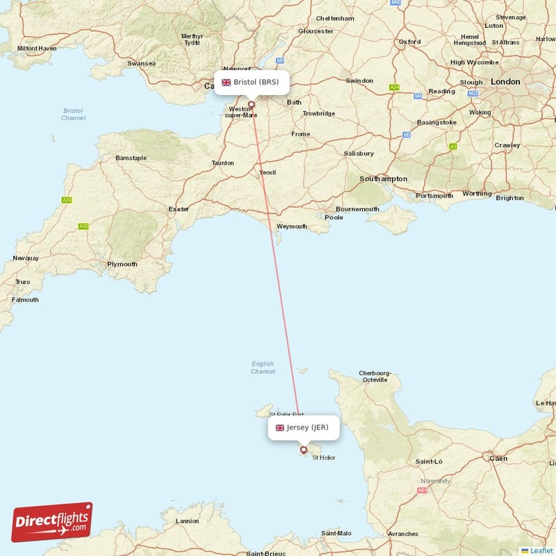 Direct Flights From Bristol To Jersey Brs To Jer Non Stop