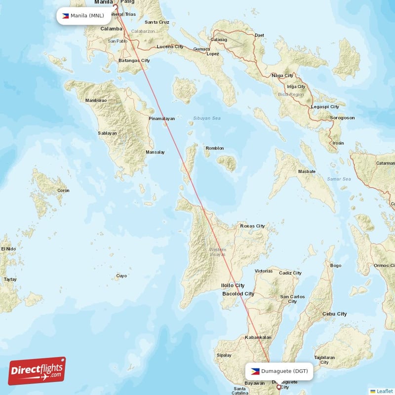 Direct Flights From Dumaguete To Manila Dgt To Mnl Non Stop