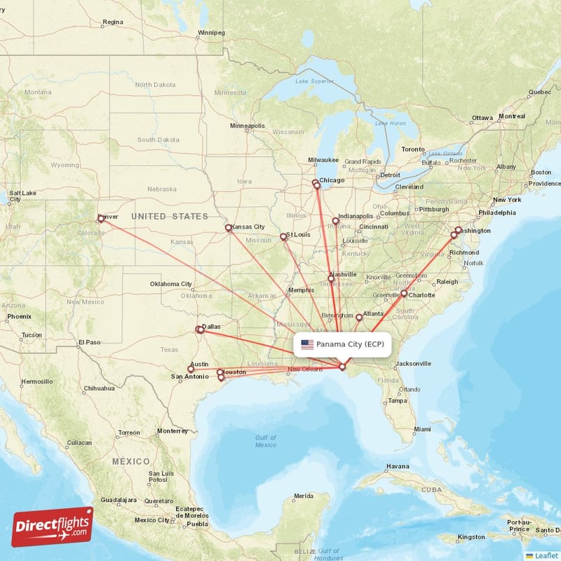 Direct Flights To Panama City ECP USA Directflights