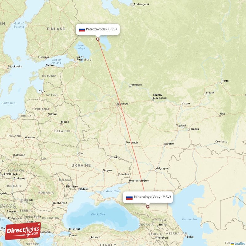 Direct Flights From Mineralnye Vody To Petrozavodsk Mrv To Pes Non