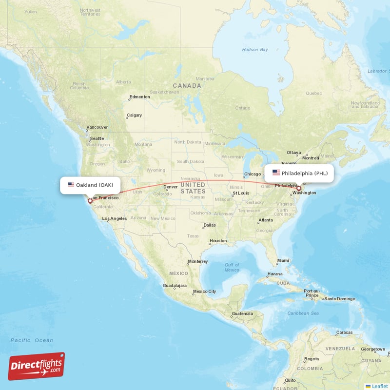 Direct flights from Oakland to Philadelphia, OAK to PHL non-stop ...