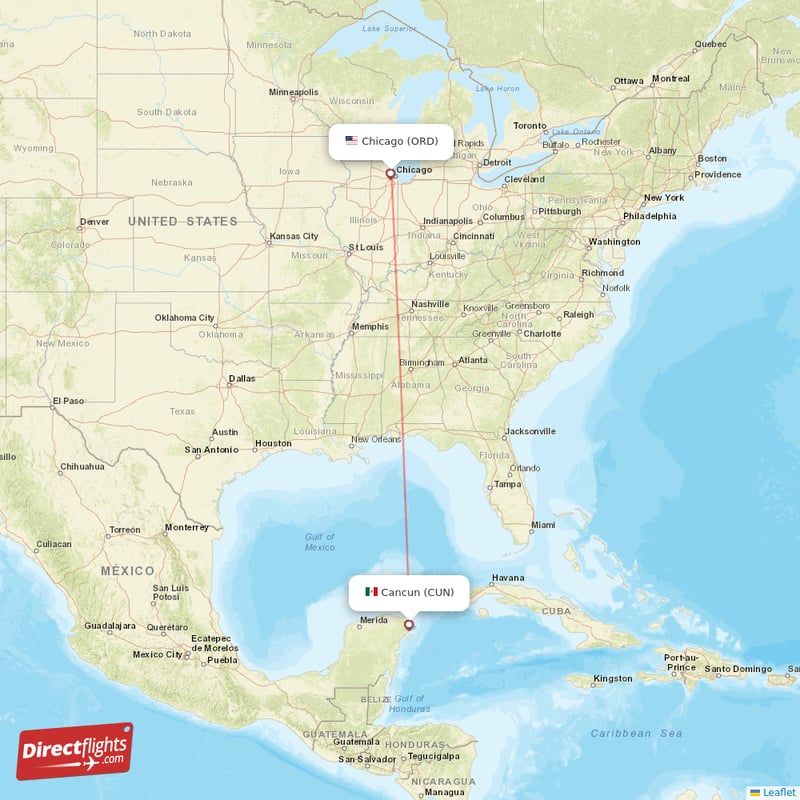 Direct flights from Chicago to Cancun, ORD to CUN non-stop ...