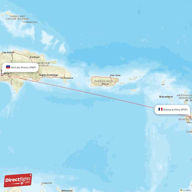 Direct Flights From Port Au Prince To Pointe-a-Pitre, PAP To PTP Non ...