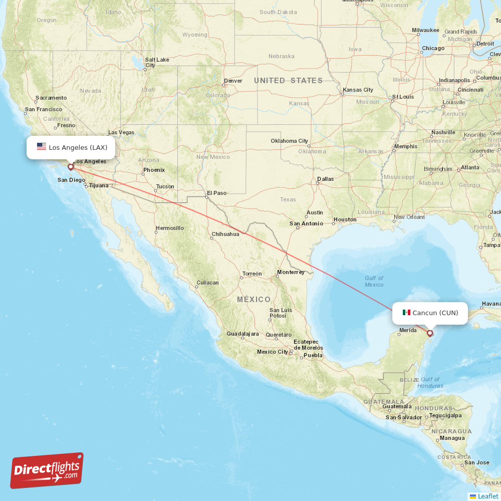 cancun to lax google flights