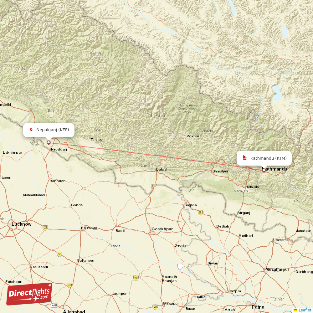 Direct Flights From Nepalganj To Kathmandu, KEP To KTM Non-stop ...