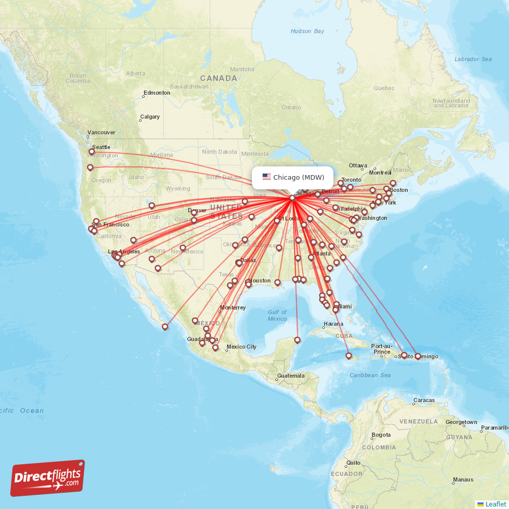 MDW route map