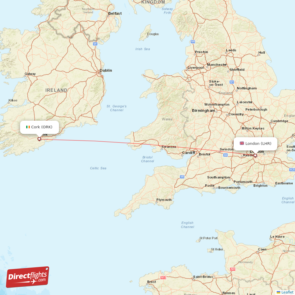 Direct Flights From Cork To London Ork To Lhr Non Stop 3890