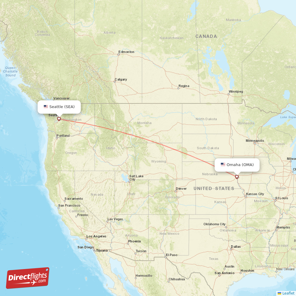 round trip flights omaha to seattle