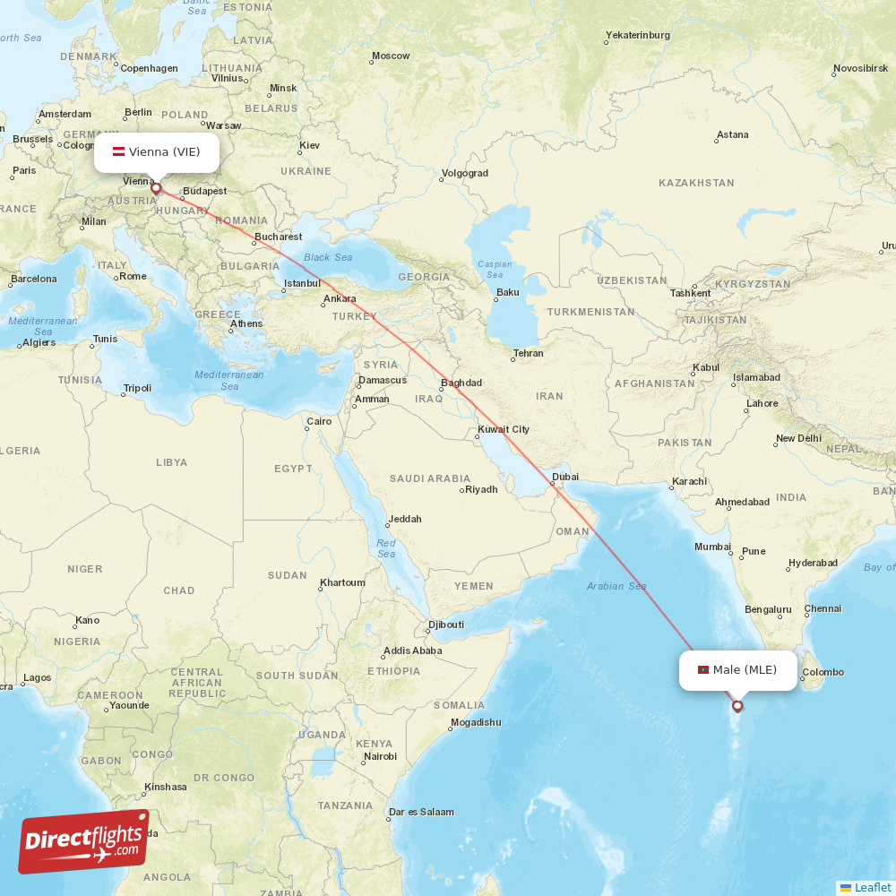 Direct Flights From Vienna To Male Vie To Mle Non Stop 7570