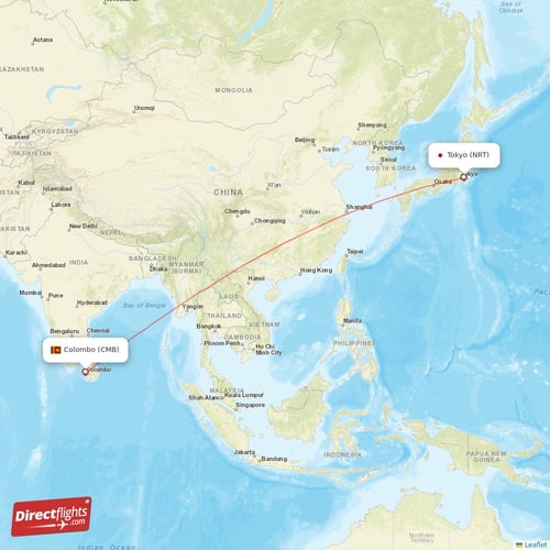 Direct Flights From Colombo To Tokyo Cmb To Nrt Non Stop 0498