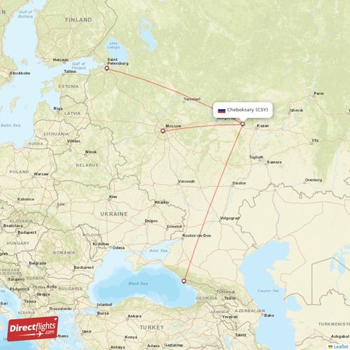 Cheboksary to moscow flight