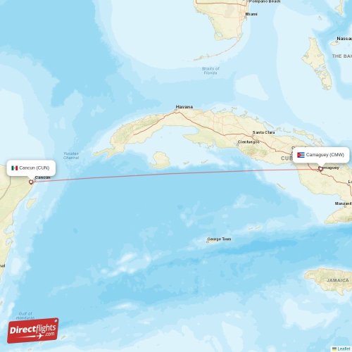 Direct Flights From Cancun To Havana CUN HAV Directflights