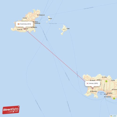 Direct flights from Guernsey to Bristol, GCI to BRS non-stop - Directflights.com