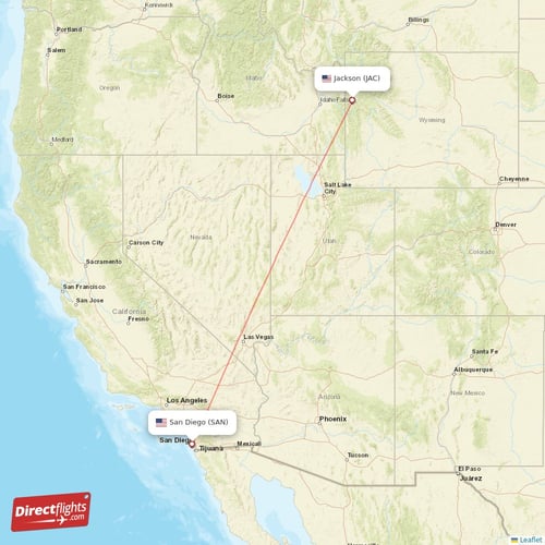 Direct Flights From Jackson To San Diego Jac To San Non Stop 0867