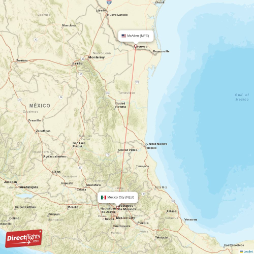 Direct flights from McAllen to Mexico City (MFE-NLU) - Directflights.com