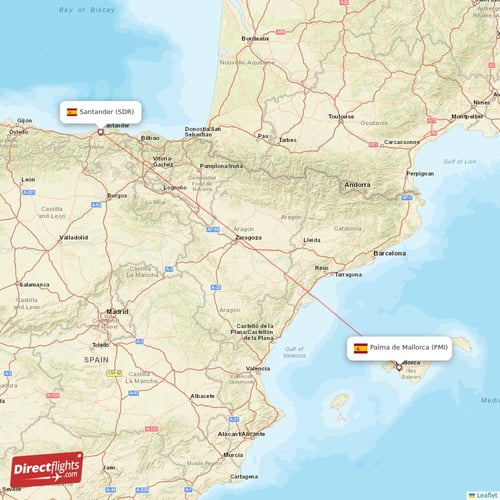 Direct Flights From Palma De Mallorca To Santander Pmi To Sdr Non Stop 4714