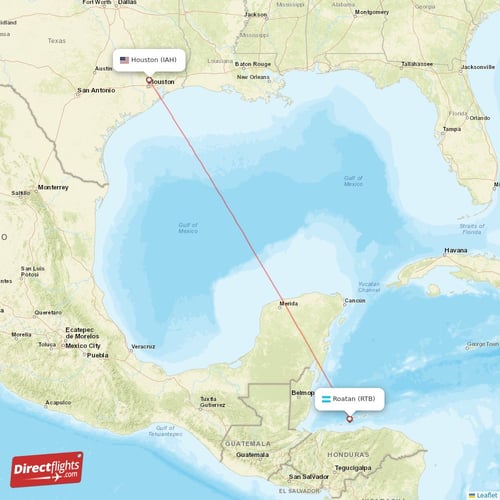 Direct flights from Roatan to Miami RTB to MIA non stop