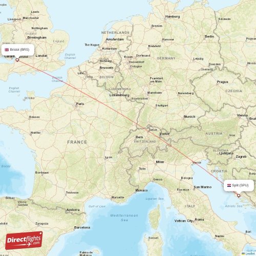 Direct flights from Split to Bristol, SPU to BRS non-stop ...