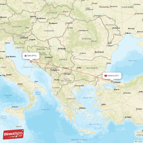 Direct flights from Split to Istanbul, SPU to IST non-stop ...