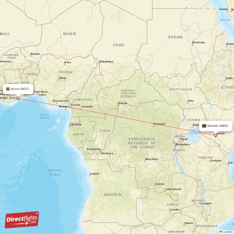 ACC - NBO route map