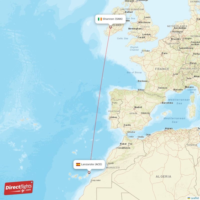 ACE - SNN route map