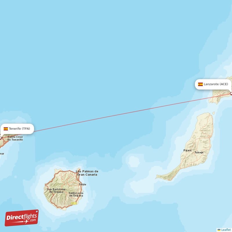 ACE - TFN route map