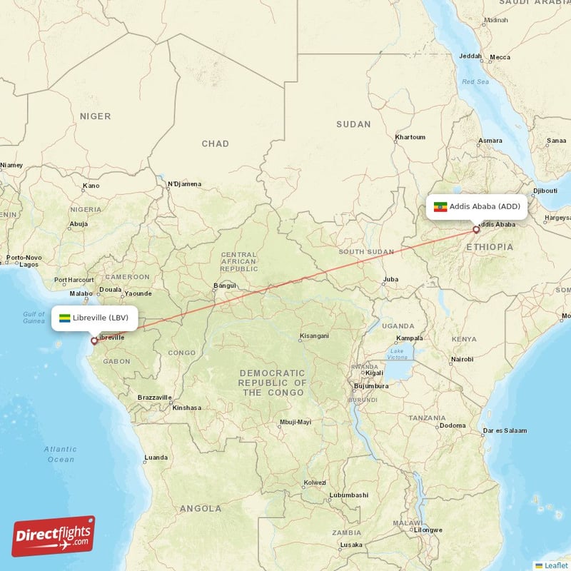 ADD - LBV route map