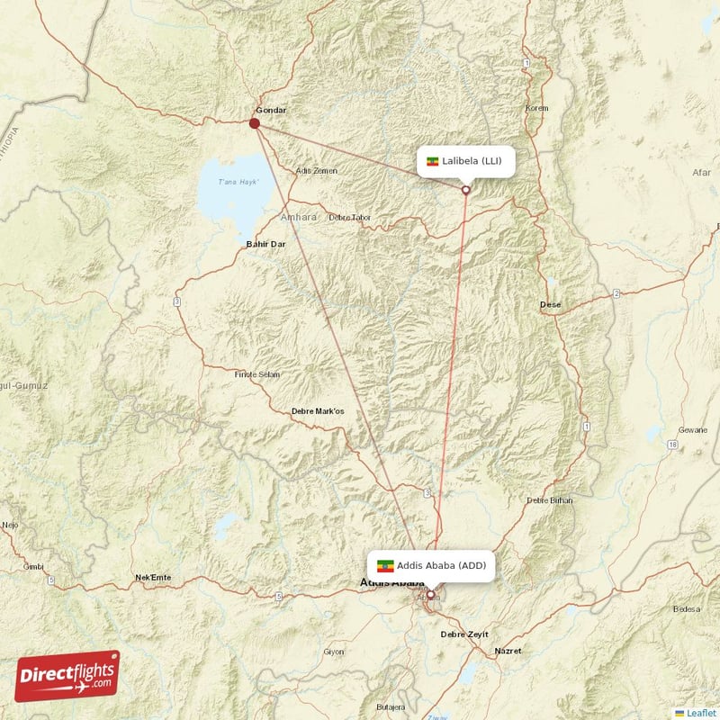 ADD - LLI route map