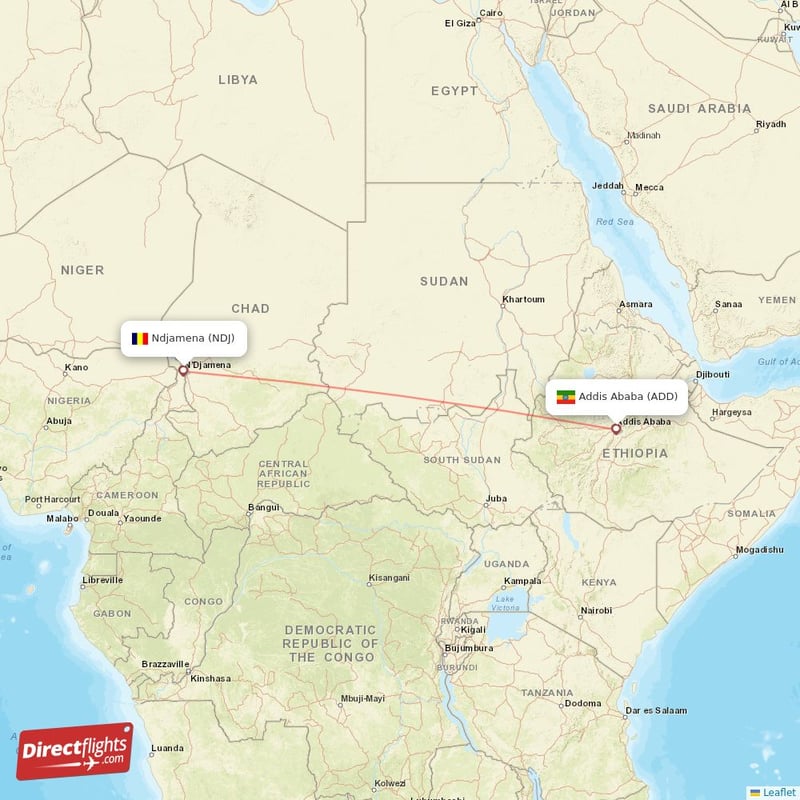ADD - NDJ route map