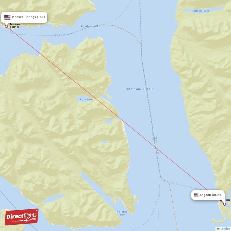 TKE - AGN route map