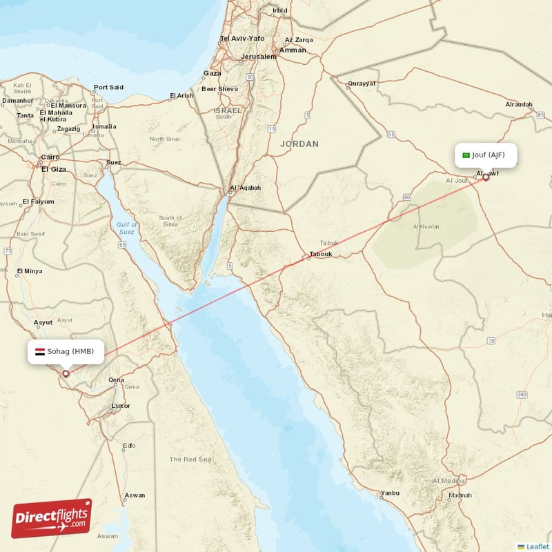 AJF - HMB route map