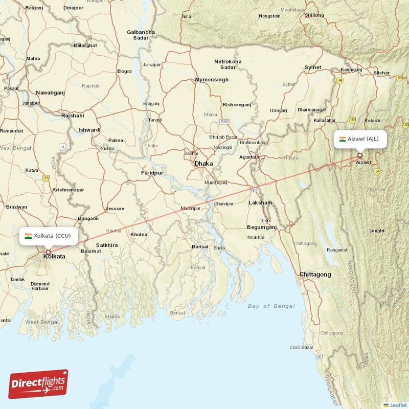AJL - CCU route map