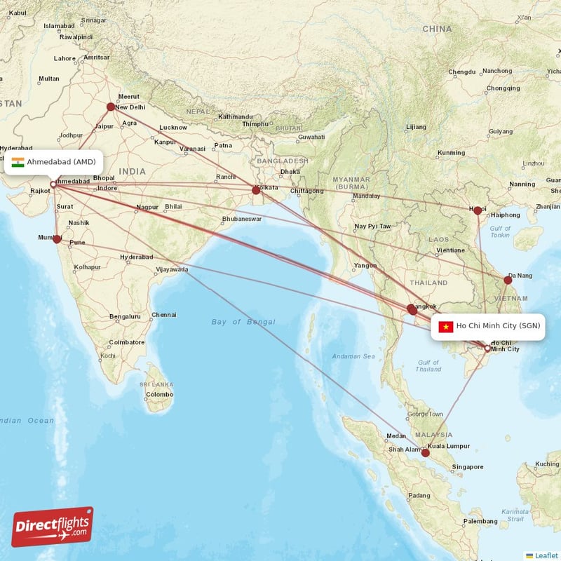 AMD - SGN route map