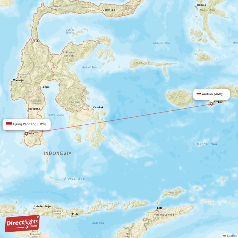 AMQ - UPG route map