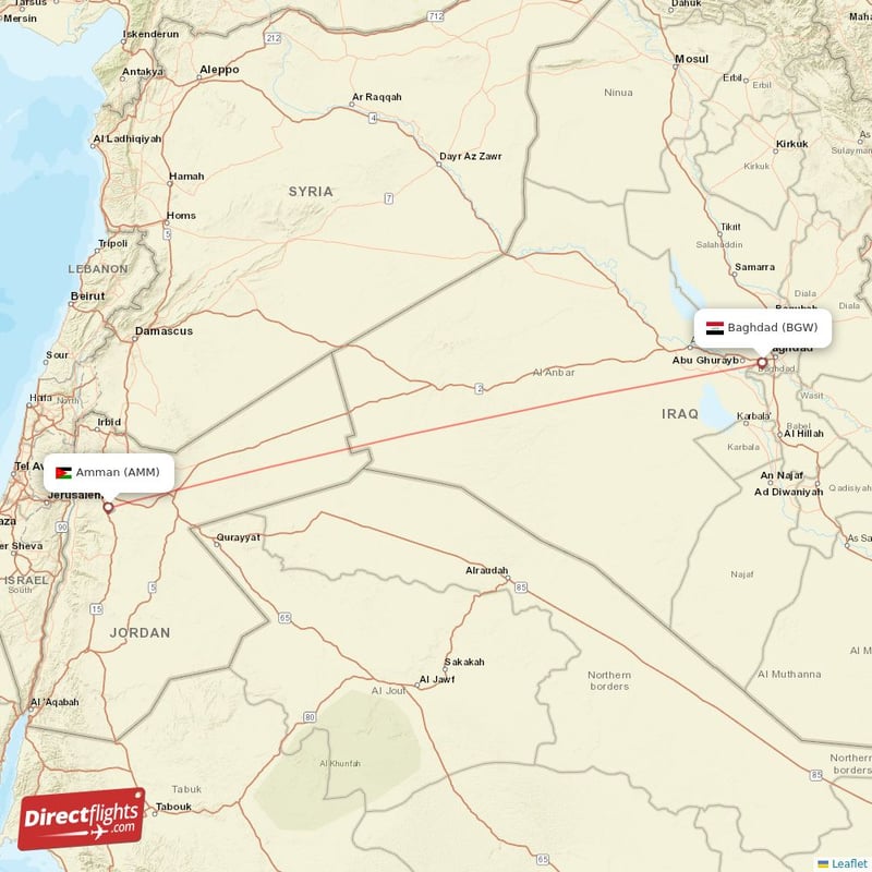 BGW - AMM route map
