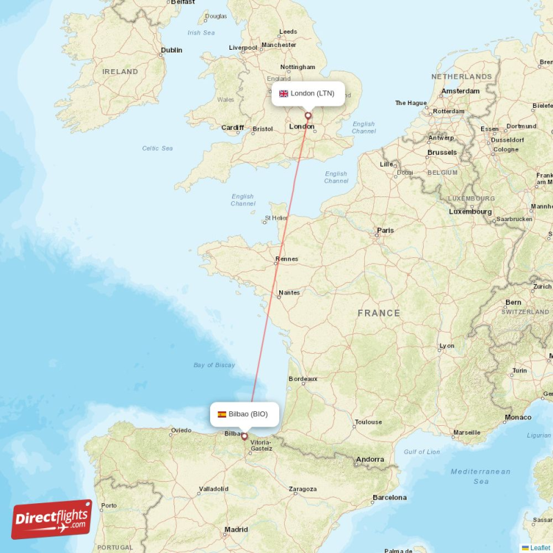 BIO - LTN route map
