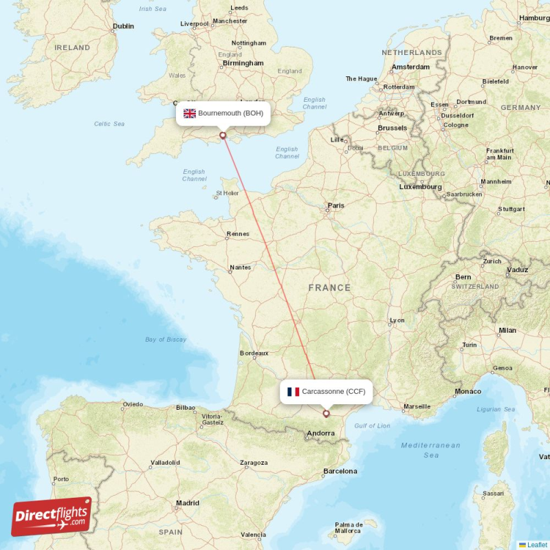BOH - CCF route map