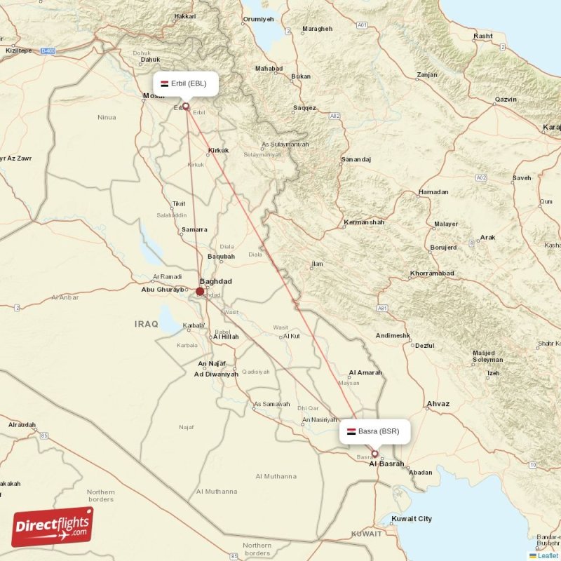 BSR - EBL route map