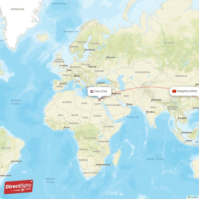 CAI - HGH route map