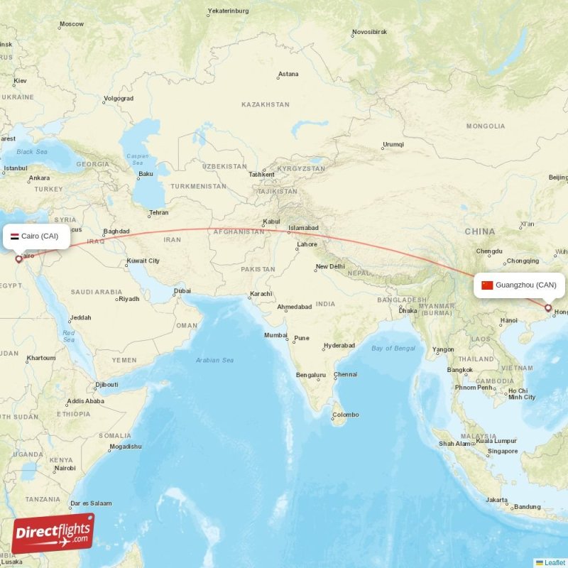 CAN - CAI route map