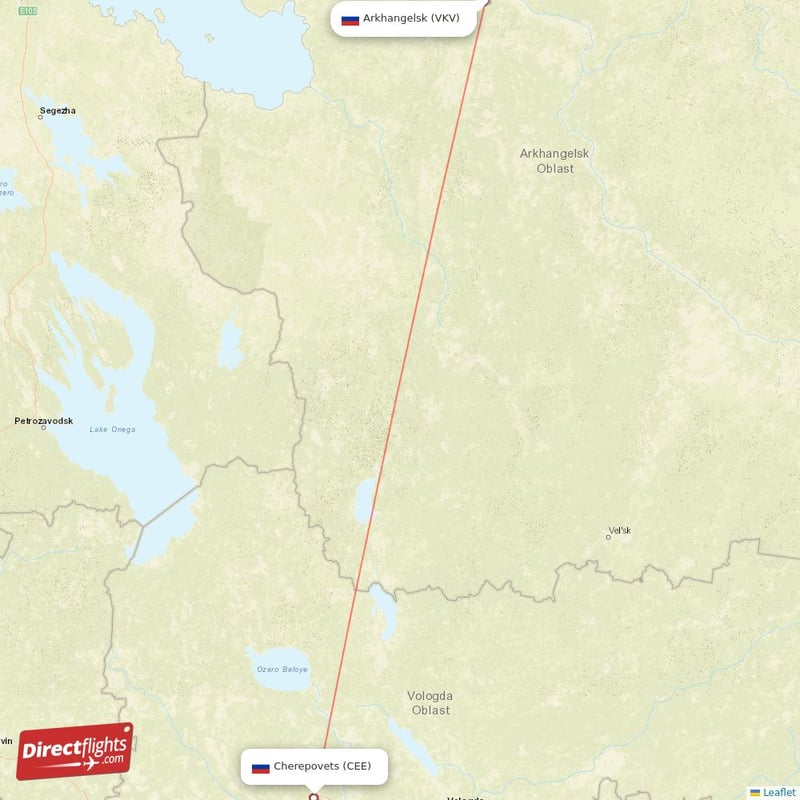 CEE - VKV route map