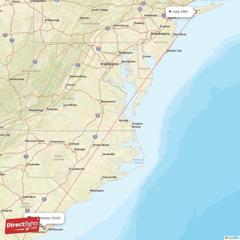 CHS - ISP route map
