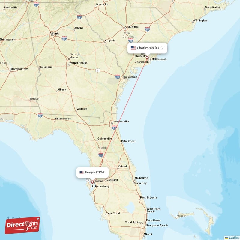 CHS - TPA route map