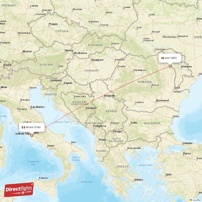 CIA - IAS route map